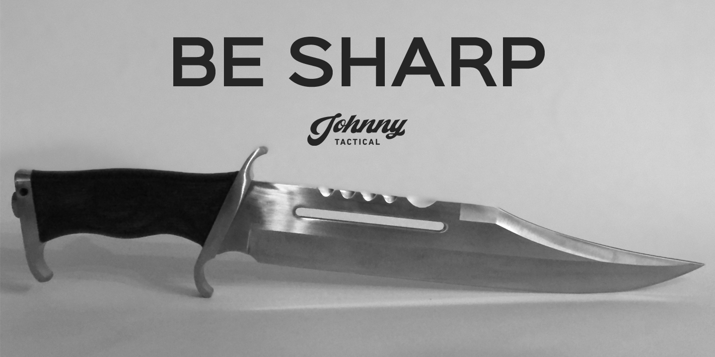 Look Sharp. Feel Sharp. Be Sharp.