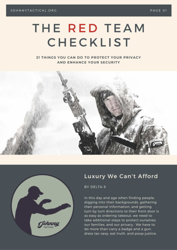 The Red Team Checklist